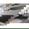 Mexen Flat CCF22 vykurovací panel 400 x 1800 mm, spodné stredné pripojenie, 2049 W, čierny - W6C22F-040-180-70