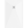 Mexen Stone+ rectangular composite shower tray 80 x 70 cm, white, white cover - 44107080-W