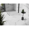 Mexen Stone+ štvorcový kompozitný sprchový kút 80 x 80 cm, biely, biela krytka - 44108080-W