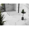 Mexen Stone+ kompozitná štvorcová sprchová vanička 90 x 90 cm, biela, biely kryt - 44109090-W
