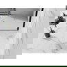 Mexen Stone+ kompozitný sprchový žľab štvorcový 100 x 100 cm, biely, kryt biely - 44101010-W