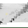 Mexen Stone+ kompozytový obklad obdélníkový 180 x 90 cm, bílý, zlatý kryt - 44109018-G