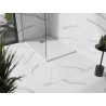 Mexen Stone+ kompozitová obdĺžniková sprchová vanička 110 x 90 cm, biela, zlatý kryt - 44109011-G