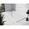 Mexen Stone+ obdĺžniková kompozitná sprchová vanička 160 x 80 cm, biela, zlatá krytka - 44108016-G