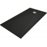 Mexen Stone+ obdĺžnikový kompozitný sprchovací kút 160 x 70 cm, čierny, zlatý kryt - 44707016-G
