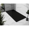 Mexen Stone+ obdĺžniková kompozitná sprchová vanička 200 x 100 cm, čierna, čierny kryt - 44701020-B