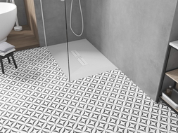 Mexen Toro obdĺžniková sprchová vanička SMC 100 x 70 cm, biela, krytka biela - 43107010-W