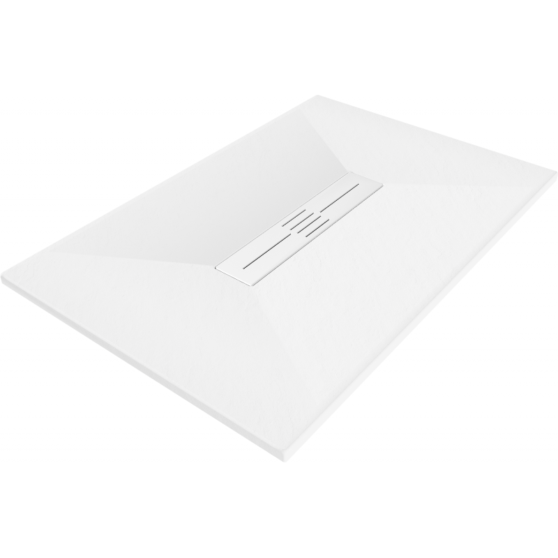 Mexen Toro obdĺžnikový sprchový kút SMC 130 x 70 cm, biely, kryt biely - 43107013-W