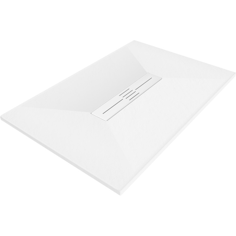 Mexen Toro pravoúhlý sprchový kút SMC 140 x 70 cm, biely, kryt biely - 43107014-W