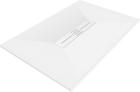 Mexen Toro obdĺžnikový sprchový kút SMC 100 x 80 cm, biely, biela maskovacia doska - 43108010-W