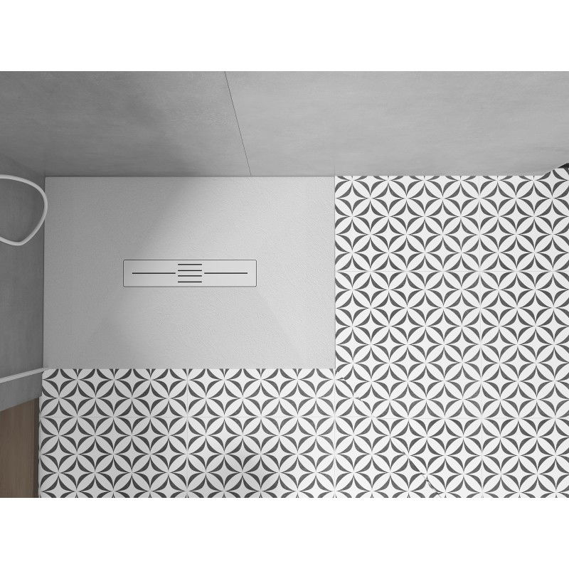 Mexen Toro obdĺžnikový sprchový kút SMC 130 x 80 cm, biely, kryt biely - 43108013-W