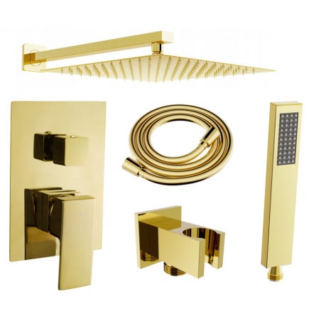 Mexen Uno DR02 podomietkový sprchový set, zlatý - 71435DR02-50