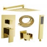 Mexen Uno DR02 podomietkový sprchový set, zlatý - 71435DR02-50