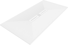 Mexen Toro obdĺžnikový sprchový kút SMC 170 x 90 cm, biely, biela krytka - 43109017-W