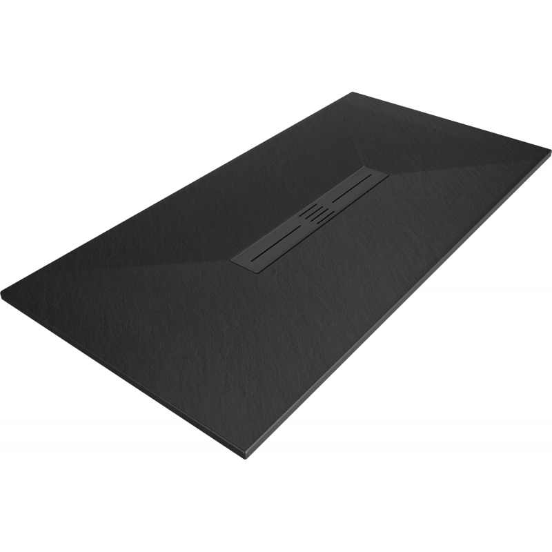 Mexen Toro obdĺžnikový sprchový kút SMC 150 x 90 cm, čierny, kryt čierny - 43709015-B