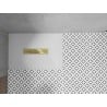 Mexen Toro obdĺžnikový sprchový kút SMC 100 x 90 cm, biely, zlatá krytka - 43109010-G