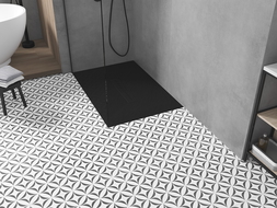 Mexen Toro obdĺžniková vanička SMC 120 x 90 cm, čierna, kryt čierny - 43709012-B