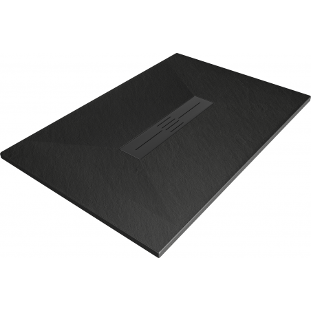 Mexen Toro obdĺžnikový sprchový kút SMC 100 x 90 cm, čierny, maskovanie čierne - 43709010-B