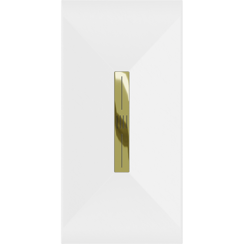 Mexen Toro obdĺžnikový sprchový kút SMC 170 x 70 cm, biely, krytka zlatá - 43107017-G