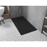 Mexen Toro obdĺžniková vanička SMC 180 x 80 cm, čierna, krytka čierna - 43708018-B