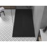 Mexen Toro obdĺžniková sprchová vanička SMC 180 x 80 cm, čierna, krytka čierna - 43708018-B