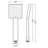 Mexen Uno DR45 podomietkový sprchový set, chróm - 71435DR45-00