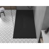 Mexen Toro obdĺžnikový sprchový kút SMC 150 x 80 cm, čierny, čierna krytka - 43708015-B
