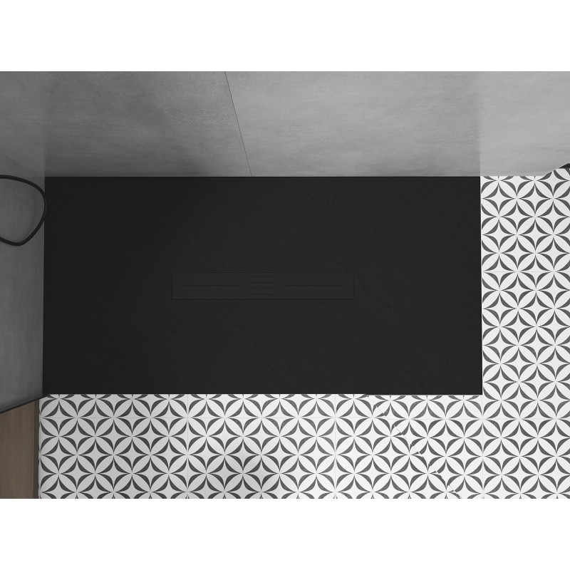Mexen Toro obdĺžnikový sprchový kút SMC 200 x 70 cm, čierny, čierna krytka - 43707020-B