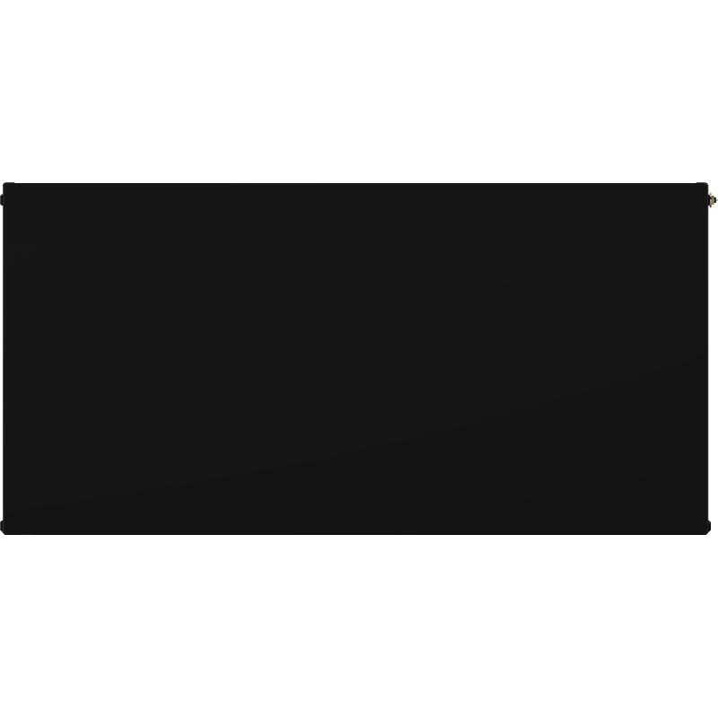 Mexen Flat CCF33 doskový radiátor 400 x 1600 mm, dolné stredné pripojenie, 2530 W, čierny - W6C33F-040-160-70