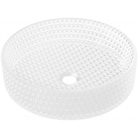 Mexen Aura sklenené umývadlo na dosku 39 x 39 cm, matné sklo - 24013930