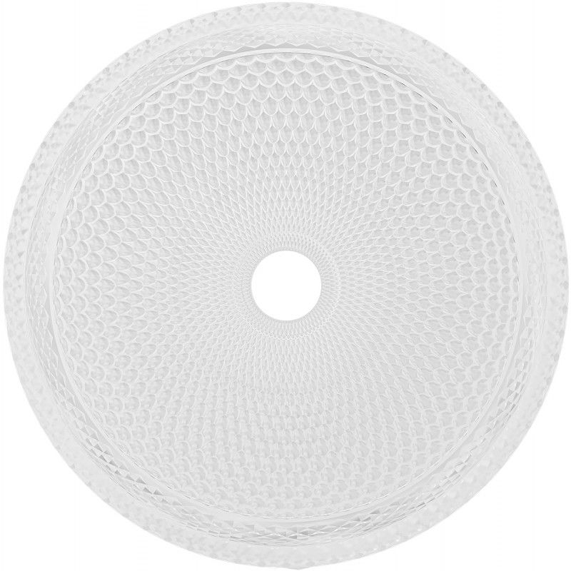 Mexen Dora sklenené umývadlo na dosku 34 x 34 cm, priehľadné - 24113400