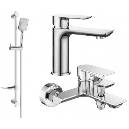 Mexen Alfa DF62 vaňová súprava, chróm - 745703DF62-00