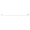 Mexen CVH10 Hygiene plate radiator 300 x 1300 mm, lower connection, 430 W, white - W610H-030-130-00
