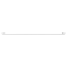Mexen CH10 Hygiene radiator s doskovým pripojením 400 x 1300 mm, 562 W, biely - W410H-040-130-00
