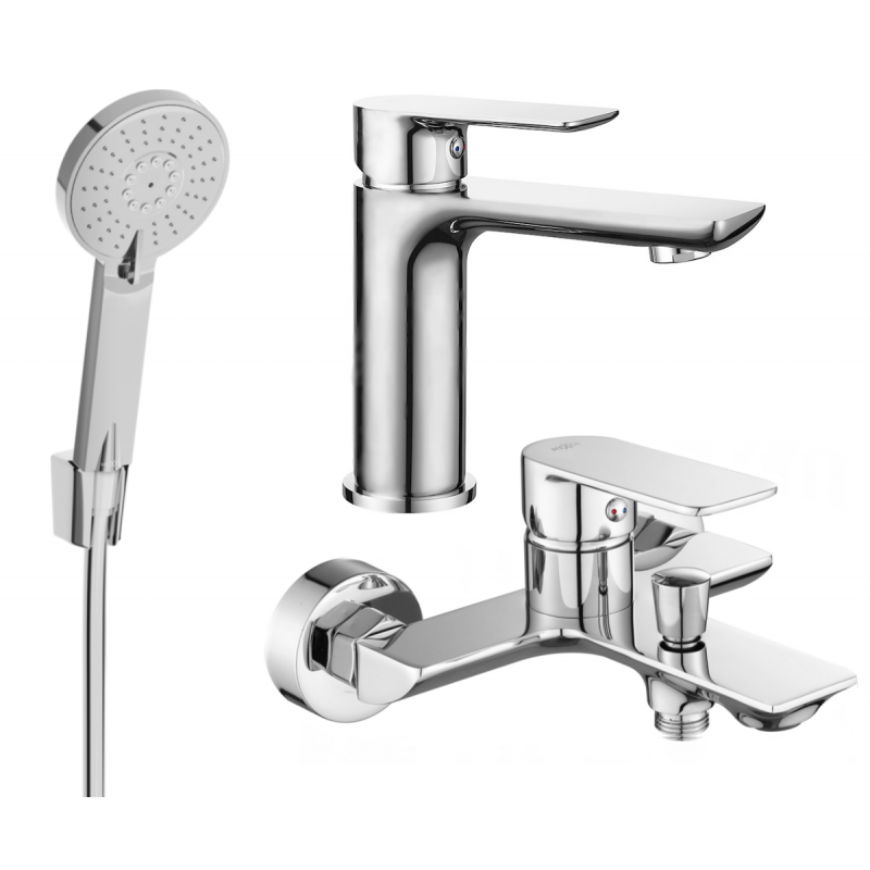 Mexen Alfa R40 vaňový set, chróm - 745703R40-00