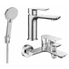 Mexen Alfa R40 vaňový set, chróm - 745703R40-00