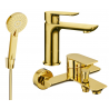 Mexen Alfa R40 vaňová sada, zlatá - 745703R40-50
