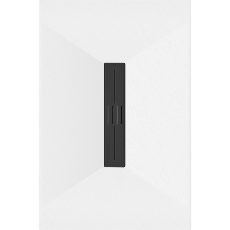 Mexen Toro obdĺžnikový sprchovací kút SMC 140 x 80 cm, biely, čierna krytka - 43108014-B