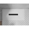 Mexen Toro pravouhlý sprchový kút SMC 160 x 70 cm, biely, čierny kryt - 43107016-B