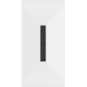 Mexen Toro sprchový kout obdélníkový SMC 170 x 70 cm, bílý, kryt černý - 43107017-B