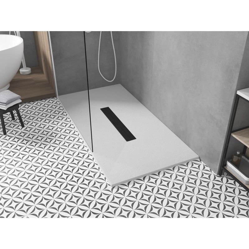 Mexen Toro obdĺžnikový sprchový kút SMC 180 x 90 cm, biely, čierny kryt - 43109018-B