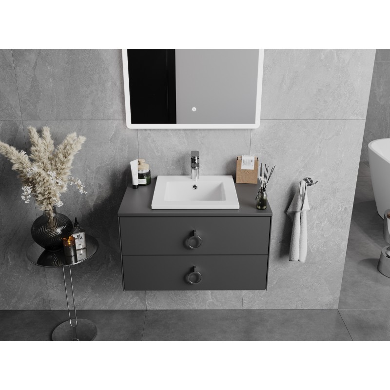 Mexen Atena umývadlo zapustené do dosky 41 x 41 cm, biele - 25014100
