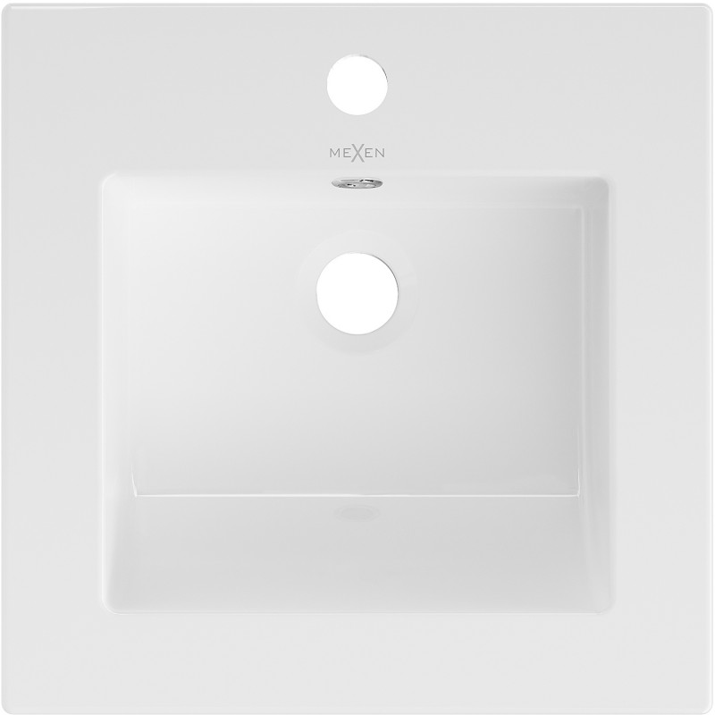 Mexen Atena umývadlo zapustené do dosky 41 x 41 cm, biele - 25014100
