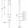 Mexen Alfa R02 vaňový set, zlatý - 745703R02-50