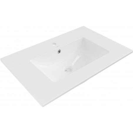 Mexen Atena vstavané umývadlo do dosky 71 x 46 cm, biele - 25017000