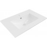 Mexen Atena vstavané umývadlo do dosky 71 x 46 cm, biele - 25017000