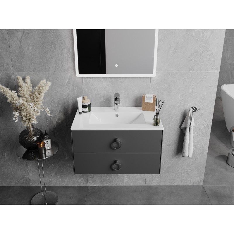 Mexen Atena vstavané umývadlo do dosky 71 x 46 cm, biele - 25017000
