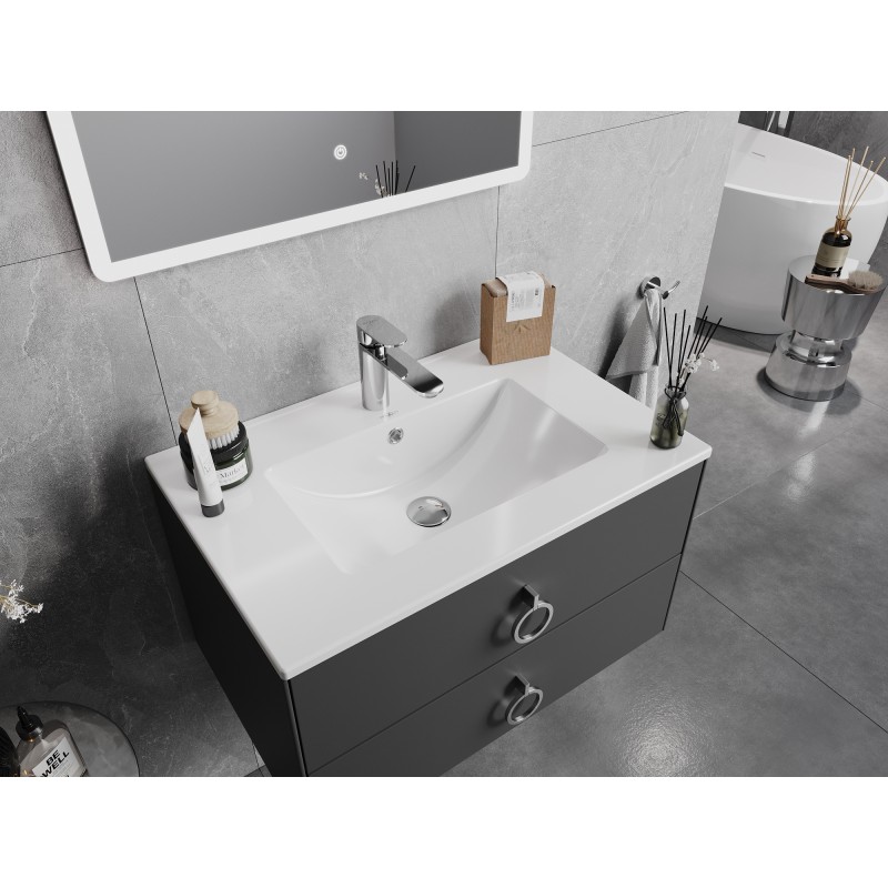 Mexen Atena vstavané umývadlo do dosky 71 x 46 cm, biele - 25017000