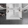 Mexen Atena vstavané umývadlo do dosky 71 x 46 cm, biele - 25017000
