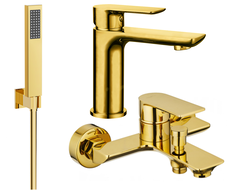 Mexen Alfa R02 vaňový set, zlatý - 745703R02-50